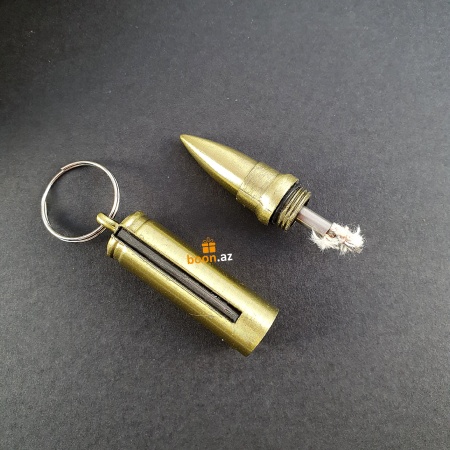 Зажигалка "Пуля" с кремнием и открывалкой