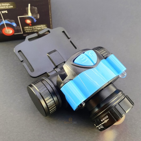 «Фонарь налобный» с датчиком света.  Rechargeable headlight