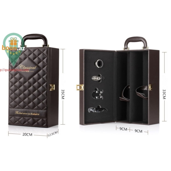 Подарочный кейс для вина “Classical” (на 2 бутылки)