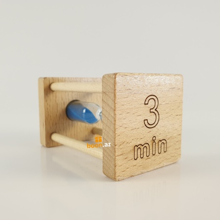 Песочные часы на 3 минут blue