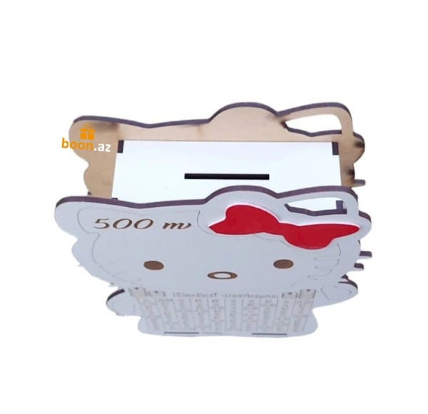 Копилка с цифрами "Hello Kitty"