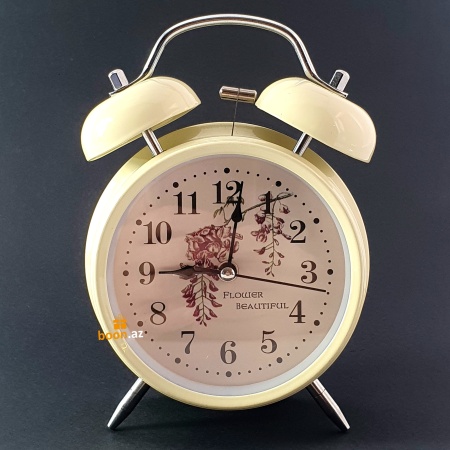 Звонкий будильник "Flowers"