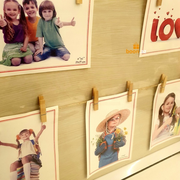 Фоторамка с прищепками 