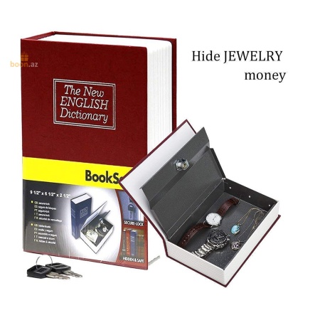 Книга Сейф English Dictionary red