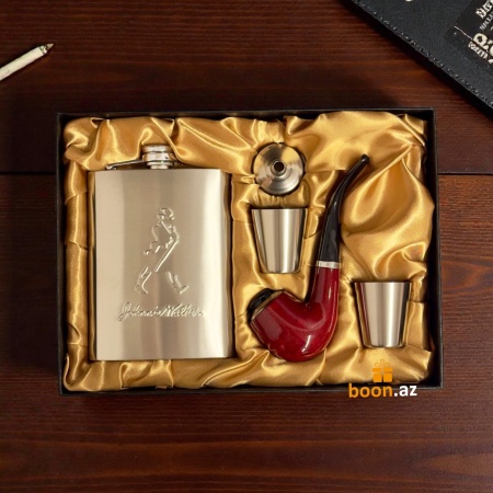 Подарочный набор с флягой Johnnie Walker