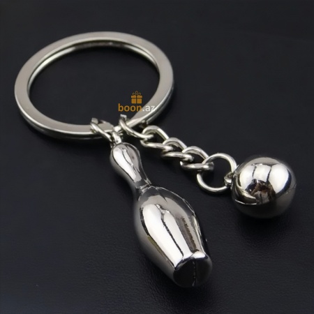 Металлический брелок "Боулинг" (bowling)