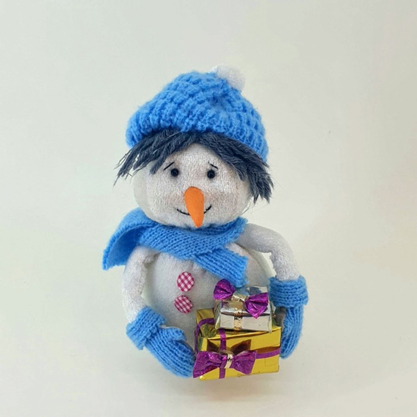Милый Снеговик (ручная работа) 15см