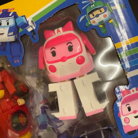 Набор трансформеров Робокар Поли 4в1