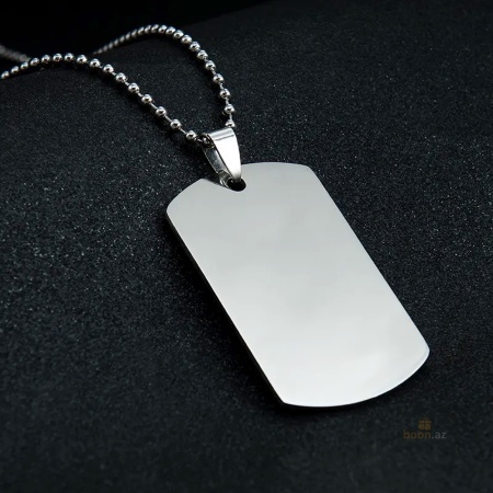 Подвестка "Именной жетон" silver