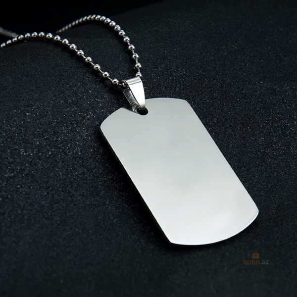 Подвестка "Именной жетон" silver