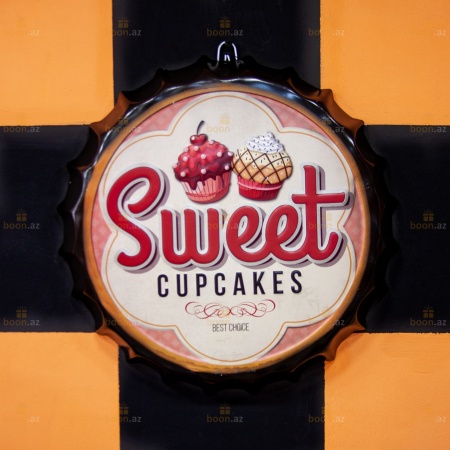 Декоративные жестяные таблички для интерьера (ретро стиль)sweet