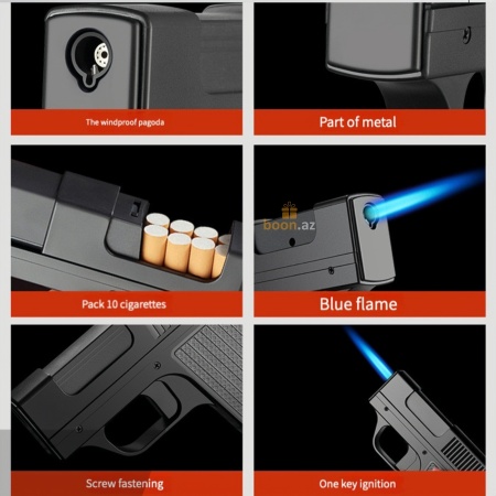 Пистолет-портсигар зажигалка