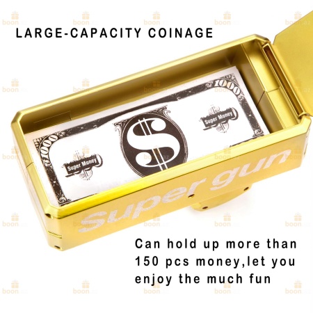 Денежный пистолет "Бабломёт Миллионера".  Toy money gun "Millionaire's Bablomet"