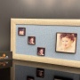Панно из фоторамок на магните 