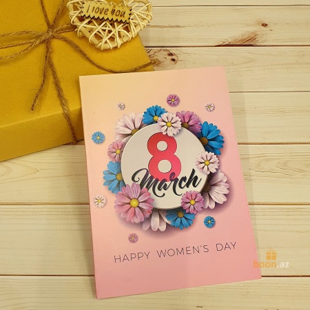 Открытка 8 March womans day