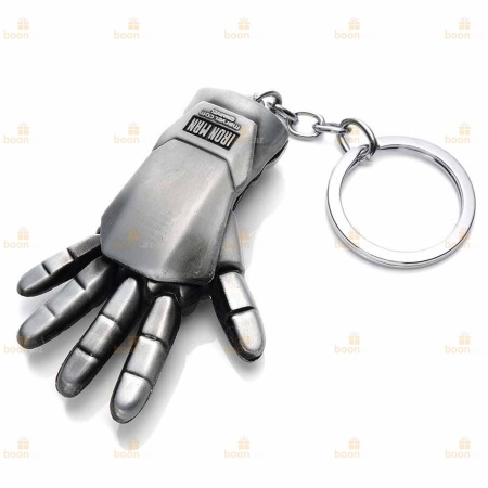 Брелок  рука «IRON MAN» сталь