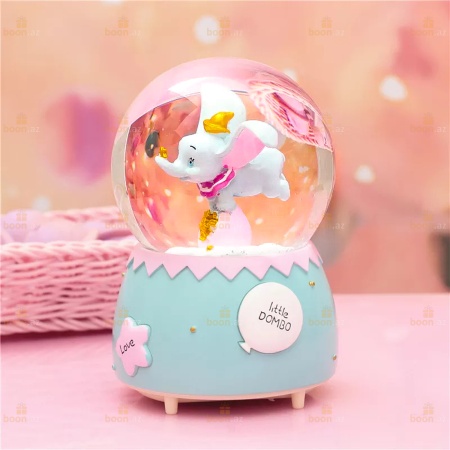 Музыкальный снежный шар «Little Dombo» (LED подсветка)