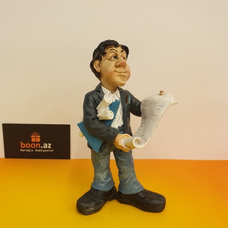 Фигурка - Забавная работа  «Архитектор» . Figure Funny work «Architect» .