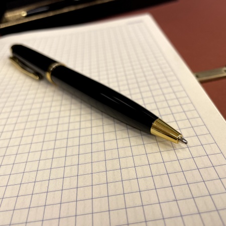 Подарочные ручки №007 black gold double лепесток 9