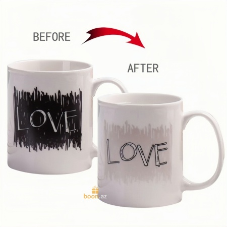 Кружка хамелеон "Love"