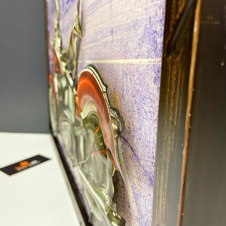 3D Металлическая картина "Steel Bros Garage"