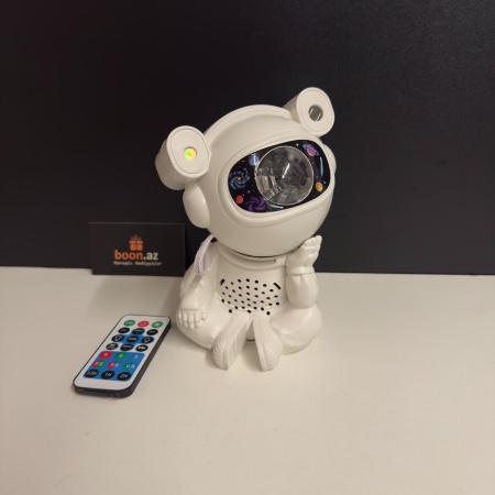 Проектор с колонкой Космонавт 