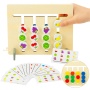 Двухсторонняя игра-головоломка "Цвета и фрукты"