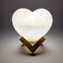 3D Ночник "Сердце" 7 цветов 14 см