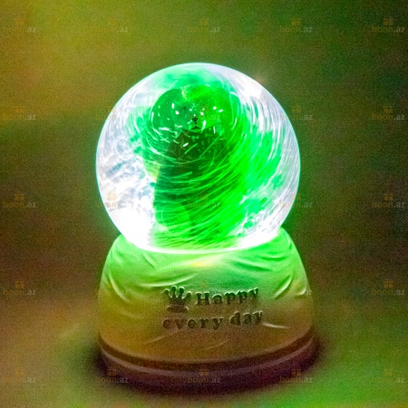 Музыкальный снежный шар «Happy every day» (LED подсветка)