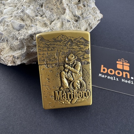 Газовая зажигалка в ретро стиле Marlbro