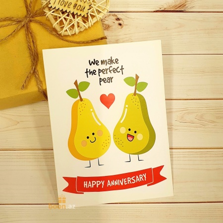 Открытка We make the perfect pear
