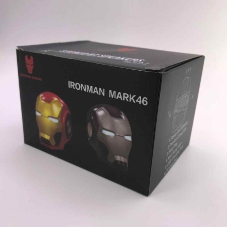 Беспроводная портативная Bluetooth колонка «Iron man»