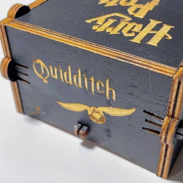 Музыкальная шкатулка "Гарри Поттер" Harry Potter black wood