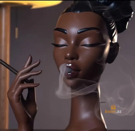 Аромастатуэтка Леди с сигаретой