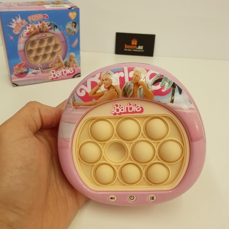 Электронный Pop It с подсветкой barbie