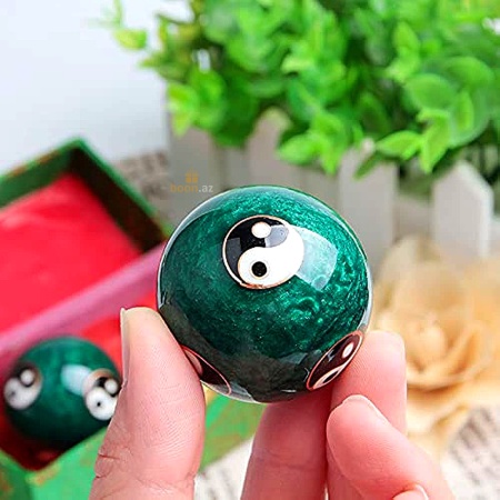 Шарики "Baoding" Инь Ян для снятия стресса 3,5 см