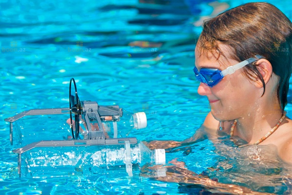 Конструктор «Детский катамаран» 4M Bottle catamaran