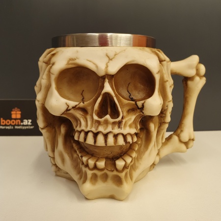 Кружка в готическом стиле "Скелет"