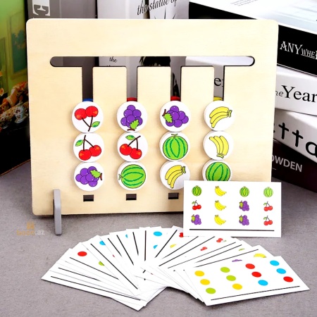 Двухсторонняя игра-головоломка "Цвета и фрукты"