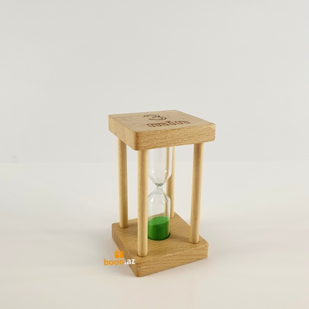 Песочные часы на 3 минут green