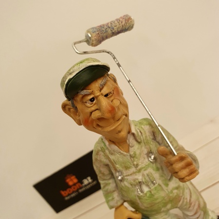 Фигурка - Забавная работа «Маляр» . Figure Funny work «Painter»  