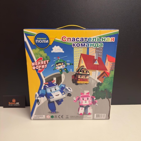 Набор трансформеров Робокар Поли 4в1