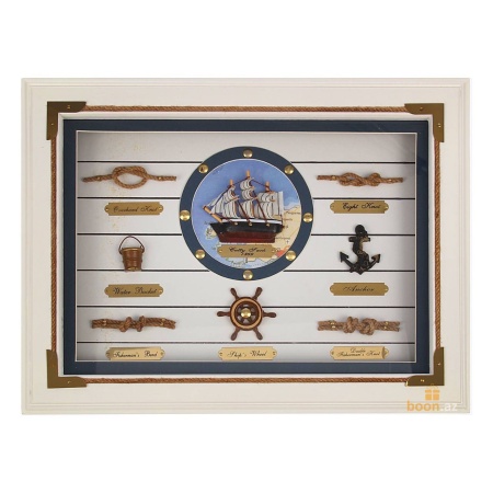 Декоративная рамка "Морские узлы"
