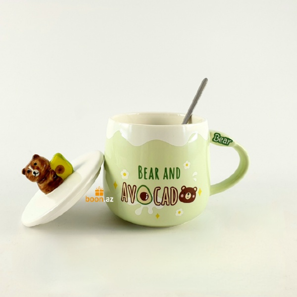 Кружка "Bear and avocado"