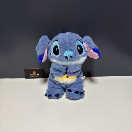 Мягкая плюшевая игрушка пушистик Стич "Лило и Стич" Stitch (голубой)