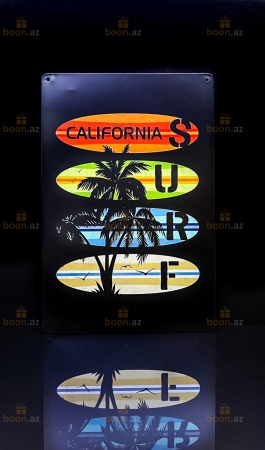 Декоративные жестяные таблички для интерьера (ретро стиль)