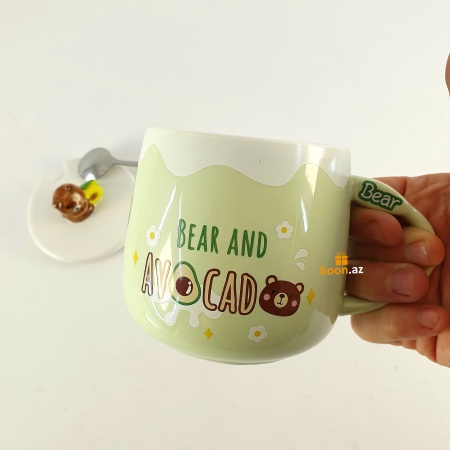 Кружка "Bear and avocado"