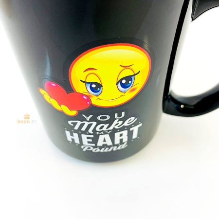 Кружка "You make my heart pound"