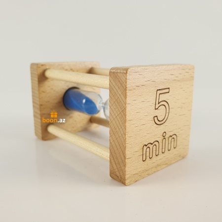 Песочные часы на 5 минут blue