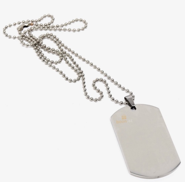 Подвестка "Именной жетон" silver